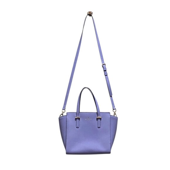 Kate Spade Special Edition Hayden Tote Bag Purple One Size Leather Preppy Summer - Picture 1 of 14